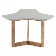 Кофейный столик Triangle 76 (ясень/серый)