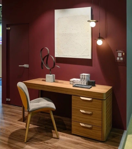 Письменный стол RONDA шпон ореха F (V36F)