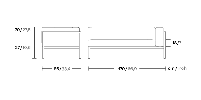 Модуль правый дивана Landscape KS9401100