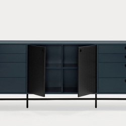 Сервант Punto 2D8Dr синий