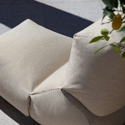 Уличное кресло-пуф Grapy Vichy Yellow