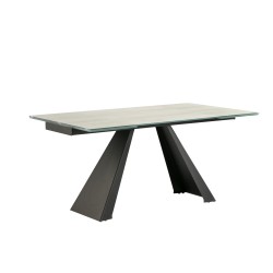 Раздвижной обеденный стол Alai белый