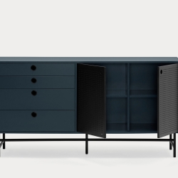 Сервант Punto 2D4Dr синий