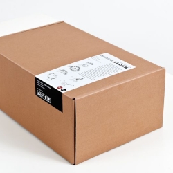 Настенные часы Goldfish X CLOCK white