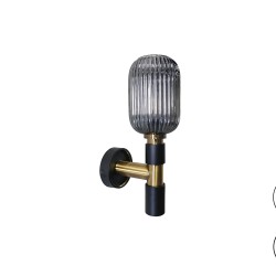 Бра Norma 1L черный / латунь