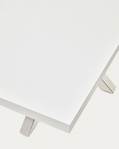 Стол Arya белый лакированный