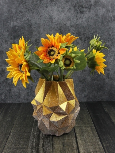 Ваза декоративная Dragon для цветов и сухоцветов 20 см Terra Design VP12529