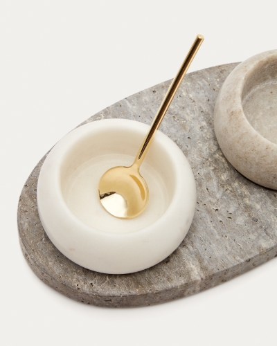 Marichie Мраморный набор солонка и перечница