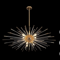 Подвесной светильник Evasion DIM 9L золото