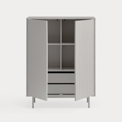 Шкаф Sierra 2D2Dr серый