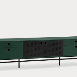 Тумба под ТВ Punto 2D4Dr зеленая