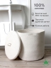 Корзина для белья с крышкой плетеная Terra Design TDBSR101