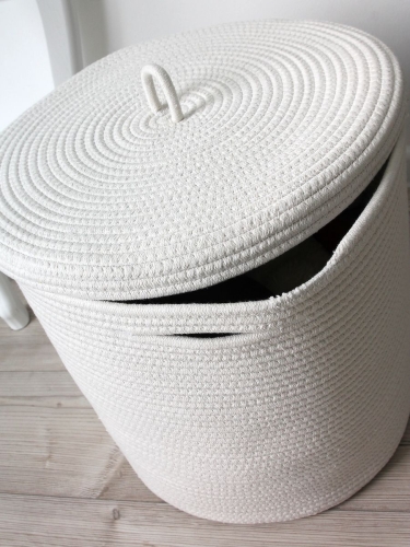 Корзина для белья с крышкой плетеная Terra Design TDBSR101