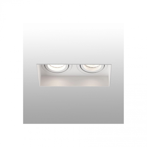 Встраиваемый светильник Hyde белый без рамки 2L GU10