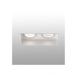 Встраиваемый светильник Hyde белый без рамки 2L GU10