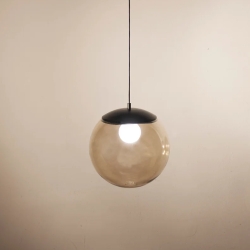 Подвесной светильник Pop S20 black/amber