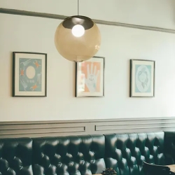 Подвесной светильник Pop S20 black/amber