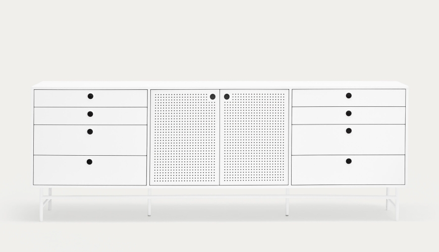 Сервант Punto 2D8Dr белый