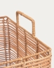 Набор из 2 квадратных корзин Dalina из 100% ротанга