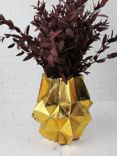 Ваза декоративная Dragon для цветов и сухоцветов 20 см Terra Design VP12530