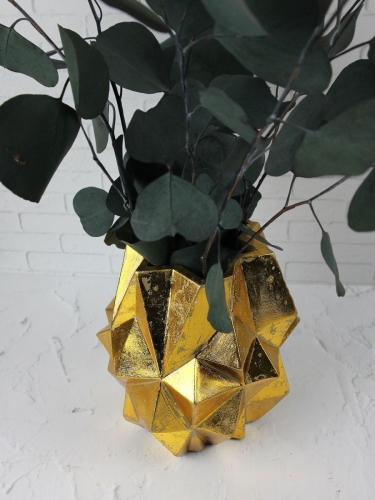 Ваза декоративная Dragon для цветов и сухоцветов 20 см Terra Design VP12530