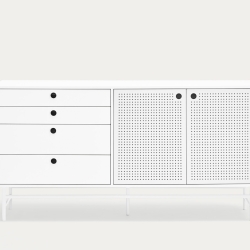 Сервант Punto 2D4Dr белый