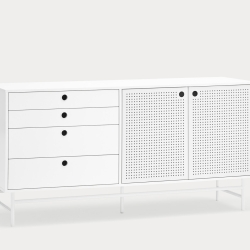 Сервант Punto 2D4Dr белый