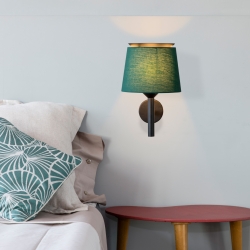 Бра Savoy черный/зеленый