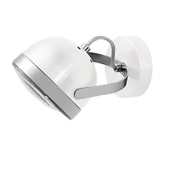 Настенный/потолочный светильник Boogie W1 white & chrome