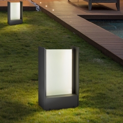 Matia Маяк для наружного освещения серый H30 IP65