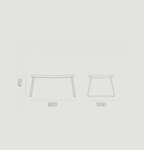 Пуф на ножках Ics 508PTN