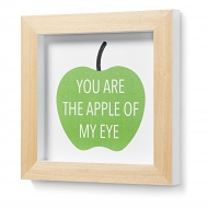 Изображение яблоко в рамке