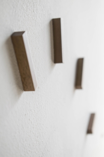 Часы Nomon SUNSET GOLD (основа - латунь/стрелки и деления - орех), D=50см