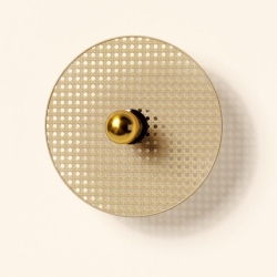 Бра Tan Tan A1053/5 см металл хром + 1125/30 см натуральный ротанг