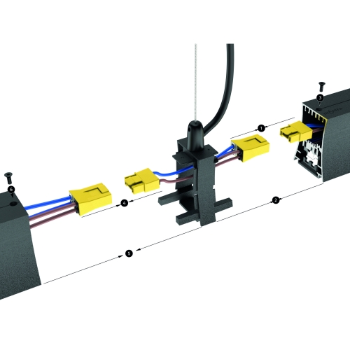 Соединитель с блоком питания для 7554/7555 HANOK 7559