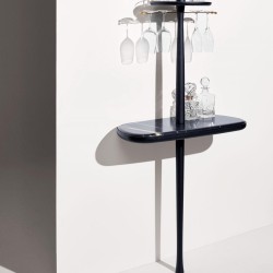 Бар Momentos мрамор Sahara Noir / черный ясень