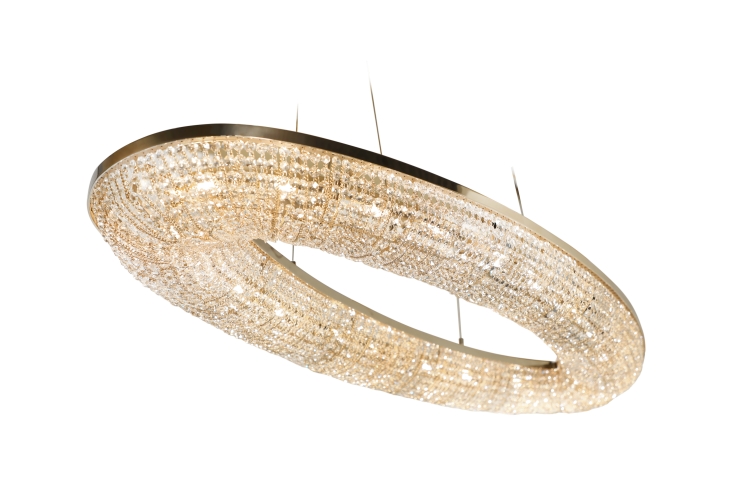 Люстра овальная TEARDROP