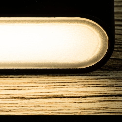 Бра черное на деревянной основе Mood