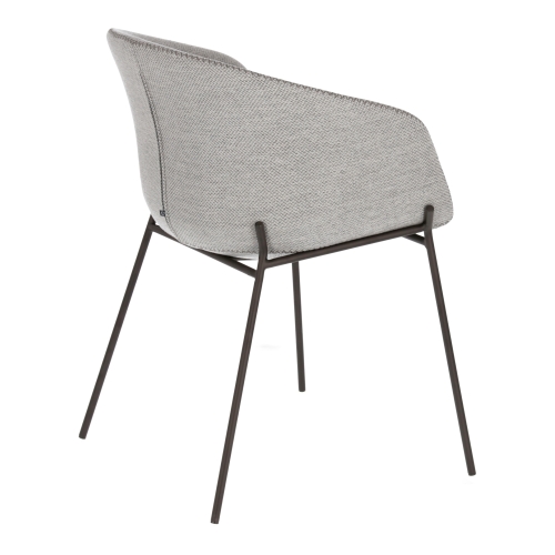 Кресло тканевое ZADINE светло-серое