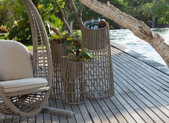 Кашпо Cyclone L WHITE