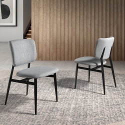 Стул 4147/DC928A светло-серый тканевый