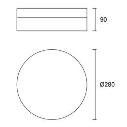 Потолочный светильник Farrow белый