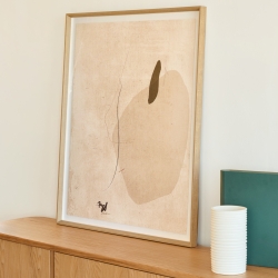 Sormi Картина абстрактная бежевая 80 х 100 см