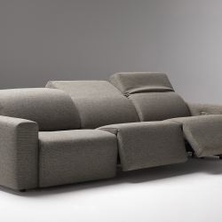 Центральный блок Cosmopol Relax с электро реклайнером, обивка LISBOA ESMERALDA F6228