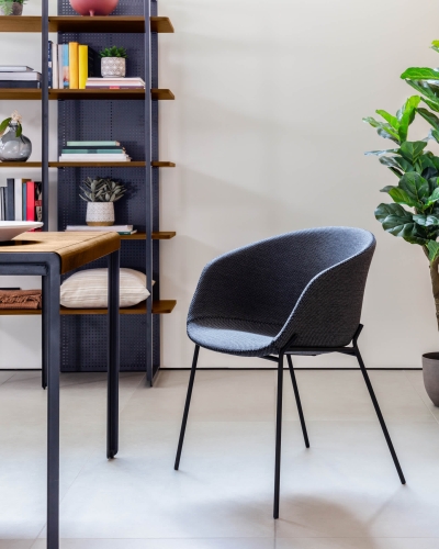 Кресло тканевое ZADINE графитовое