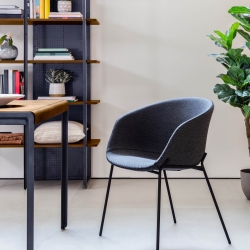 Кресло тканевое ZADINE графитовое