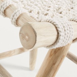 Табуретка Eclipce из тикового дерева