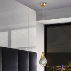 Подвесной светильник Aquaria 1L матовый золотой