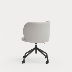 Стул поворотный Mogi на колесиках свело-серый