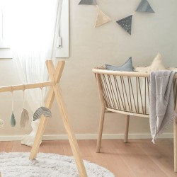 Кроватка из ясеня Leonela 97 x 62 см